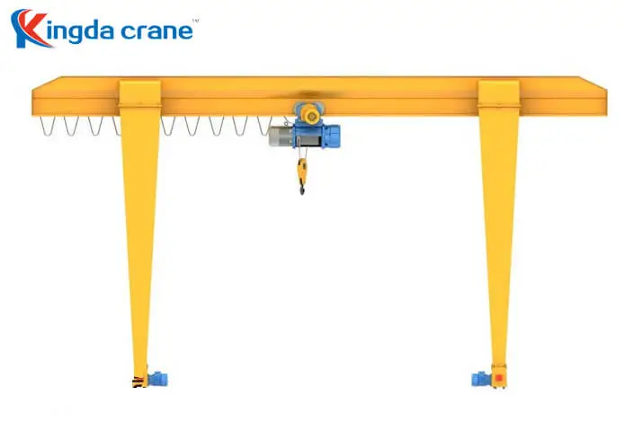 Box Weld Single Girder Gantry Crane