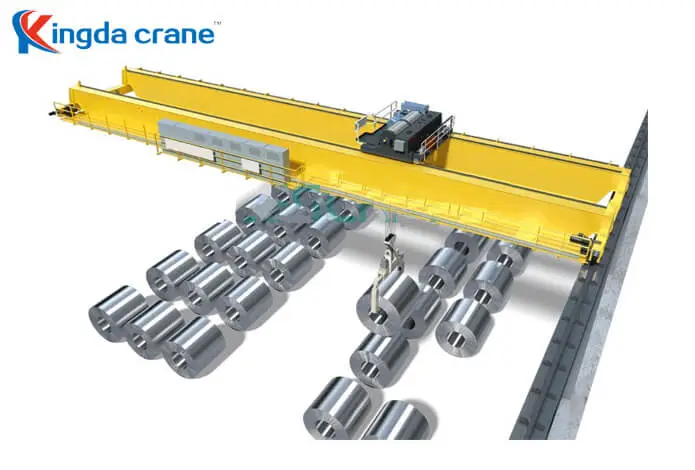  double girder bridge hook crane