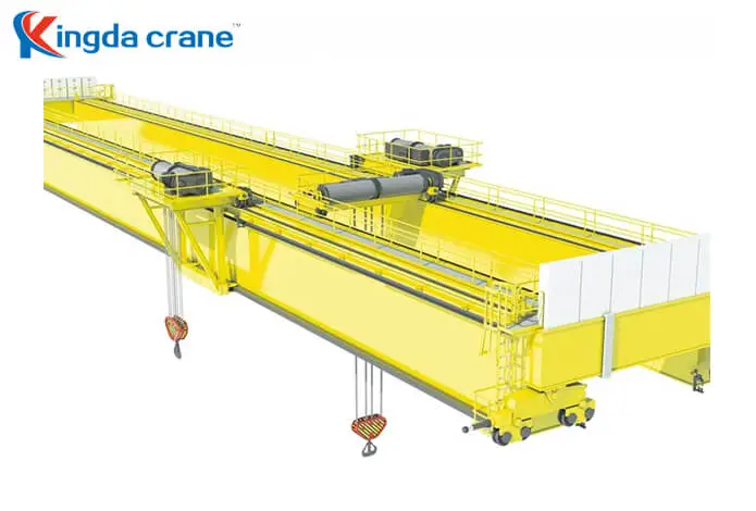 grab and hook double girder overhead crane