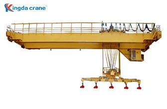 electric magnet overhead crane with rotating carrier-beam