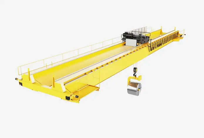  double girder bridge hook crane