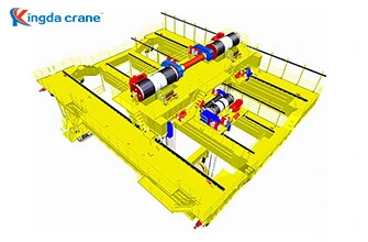 four girder ladle crane
